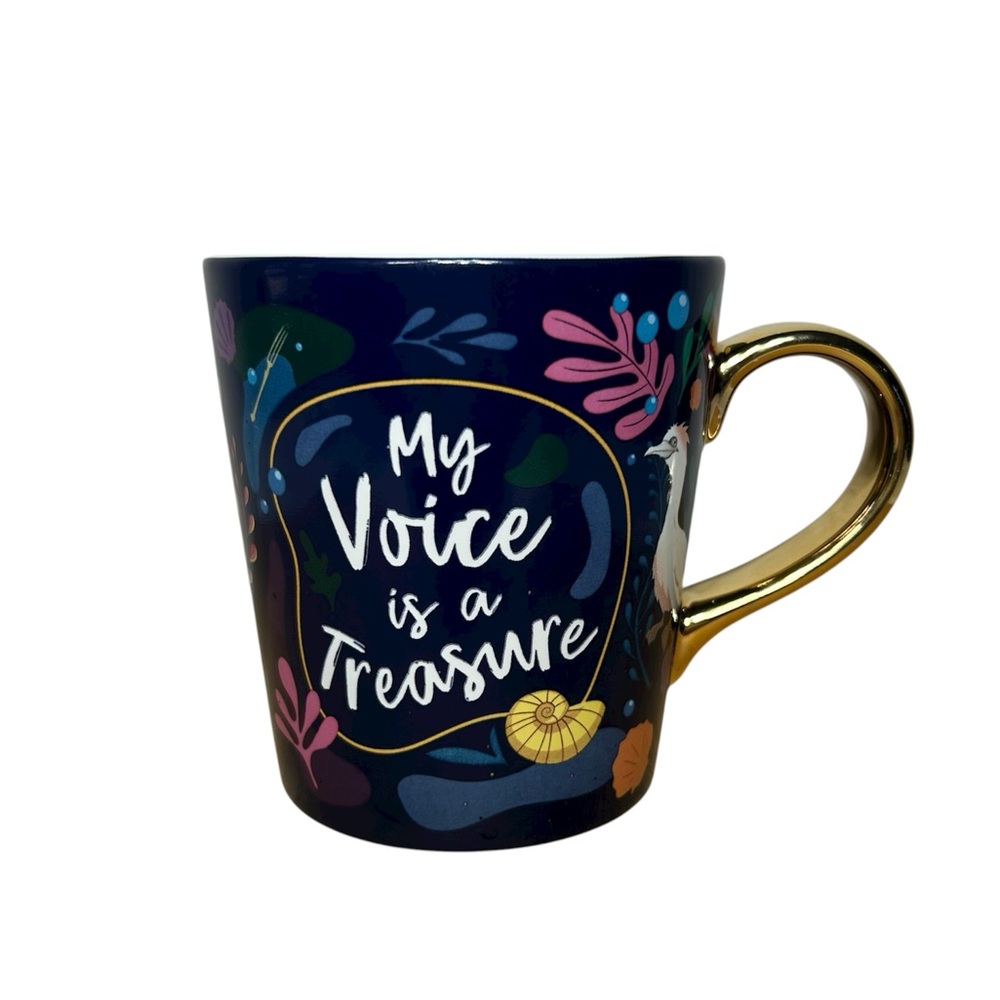 Disney Store Official 2023 The little Mermaid "My Voice Is A Treasure" Mug 16 Oz